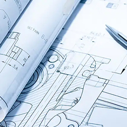 Plans techniques de pièces métalliques sur mesure